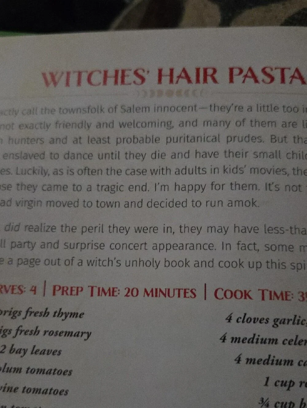 The Unofficial Hocus Pocus Cookbook — Purple & Yellow Edition